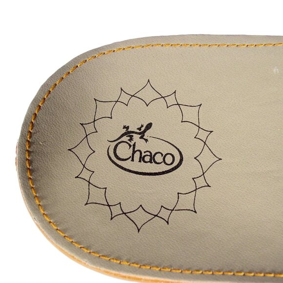 CHACO Abbey $70 Grey/Orange Flip Flop Thong Sandals Women's 11 - NEW - Picture 6 of 6